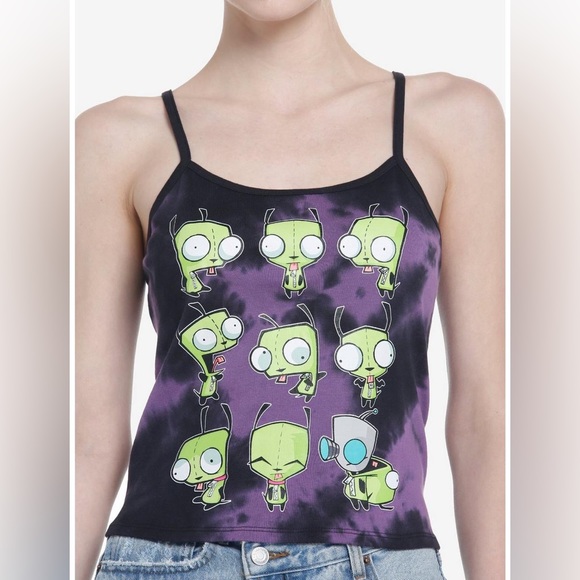 Invader Zim GIR Grid Tie-Dye Girls Cami - Picture 1 of 2